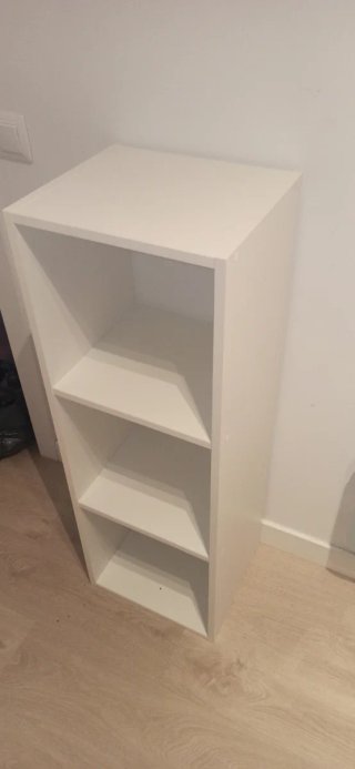 Estantería madera blanca Leroy Merlín