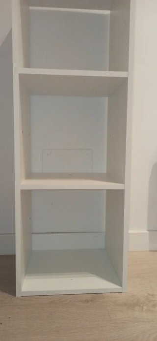 Estantería madera blanca Leroy Merlín