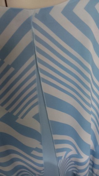 Camicetta donna fantasia azzurra