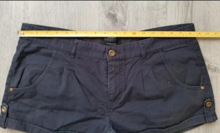 Pantalón corto mujer azul marino