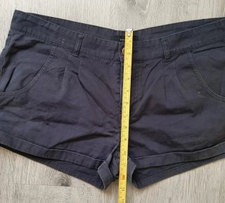 Pantalón corto mujer azul marino