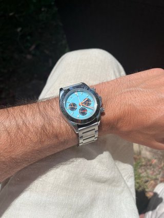 Reloj Seiko Mod Gulf Azul y Naranja