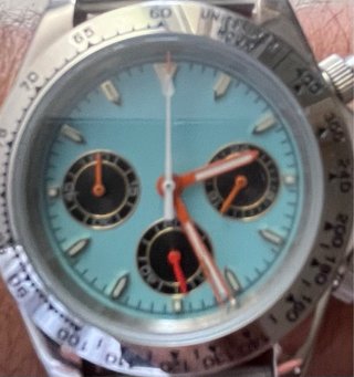 Reloj Seiko Mod Gulf Azul y Naranja