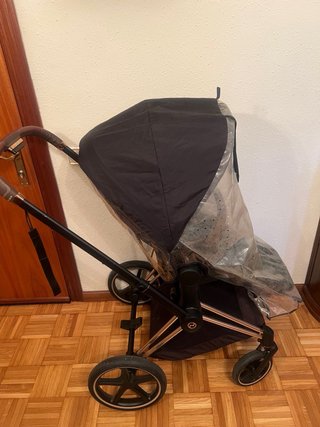 Cybex Priam Rose Gold Completo: Capazo+Silla+Burbu