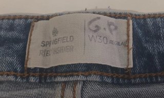 Bermuda vaquera Springfield Talla W 30