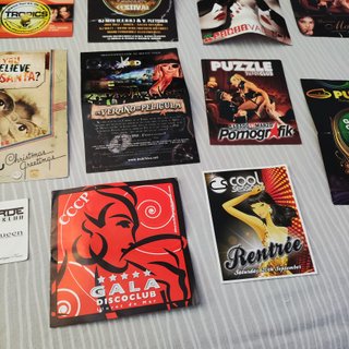Lote 18 Flyers Discotecas Valencia Space Puzzle