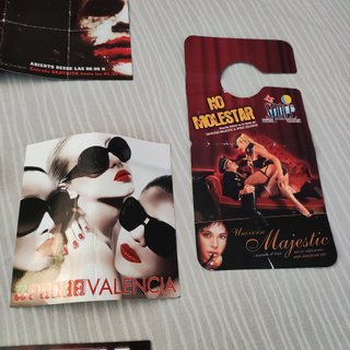 Lote 18 Flyers Discotecas Valencia Space Puzzle