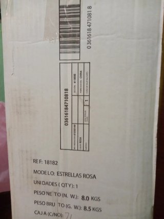 Cuna de bebé rosa Asalvo Baby