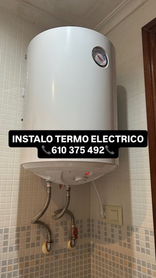 Instalo termo/calentador eléctrico VALENCIA YA