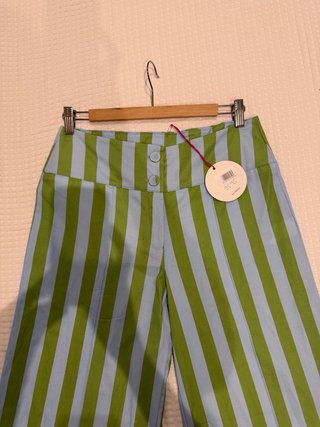 Conjunto Nicoli Pantalón y Top Rayas Talla M