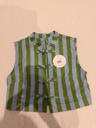 Conjunto Nicoli Pantalón y Top Rayas Talla M