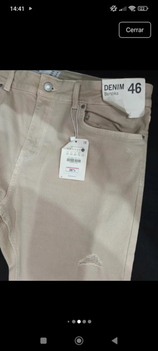 Pantaloni beige uomo taglia M