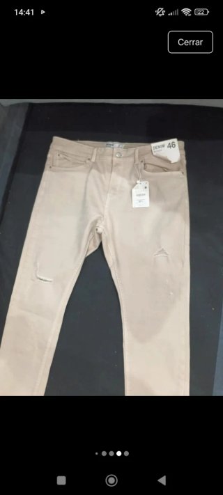 Pantaloni beige uomo taglia M