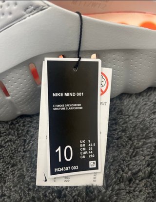 Nike Mind 001 Blanco Naranja