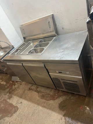 Bajomostrador Refrigerado Acero Inoxidable