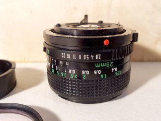 Canon FD 28mm 1:2.8, Perfecto estado.