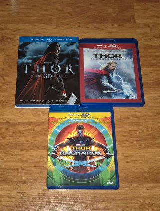 Trilogia Thor Blu-ray 2D e 3D