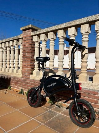 Bicicleta Eléctrica Plegable Negra