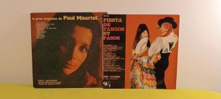 2 Vinilos 33 rpm: Fiesta de Tangos y Paul Mauriat
