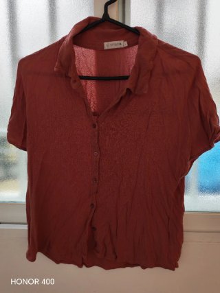 Blusa Verano Mujer Roja Talla M