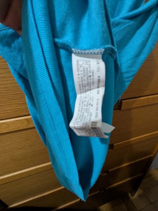 Top Zara Azul Turquesa Talla S