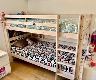 Litera convertible madera blanca