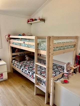 Litera convertible madera blanca