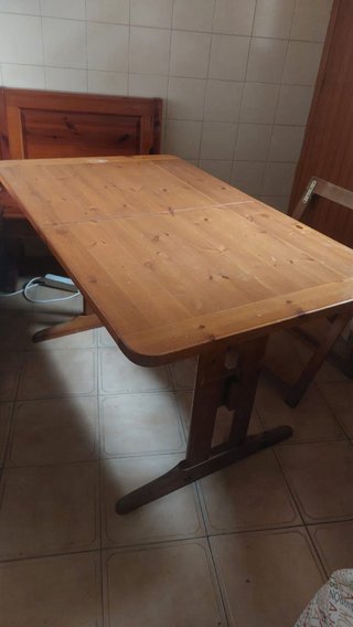 URGE: Banco y mesa madera maciza. Paterna Valencia