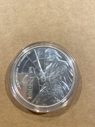 Moneda 1 oz Plata Darth Vader Star Wars 2022