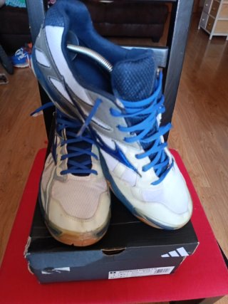 Zapatillas Mizuno Talla 46 Azul/Blanco