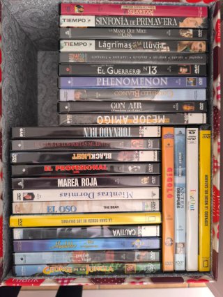DVD con películas