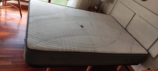 Colchón muelles ensacados + base tapizada