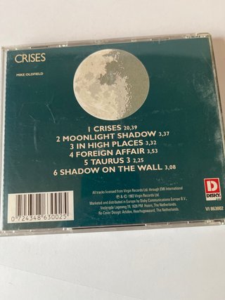 Mike Oldfield Crises CD
