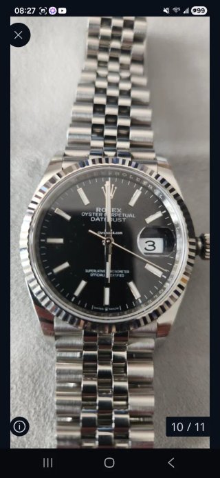 Rolex DateJust 36mm 126234 Oro Blanco 2023