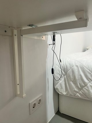Mesa abatible Ikea Norberg blanca
