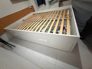 URGENTE - Cama IKEA BRIMNES 160x200 4 cajones