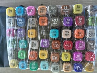 Set 48 Rotuladores Doble Punta Art Marker