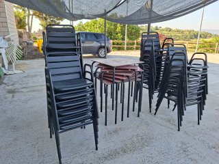 Mesas y Sillas Terraza Metálicas