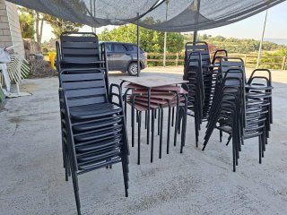 Mesas y Sillas Terraza Metálicas