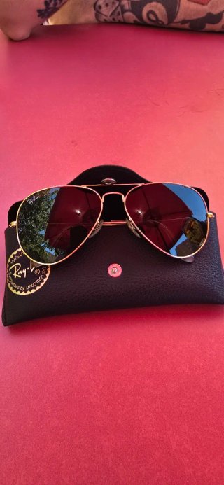 Gafas de Sol Ray-Ban Aviator Doradas