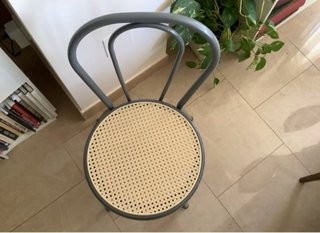Silla estilo Thonet gris