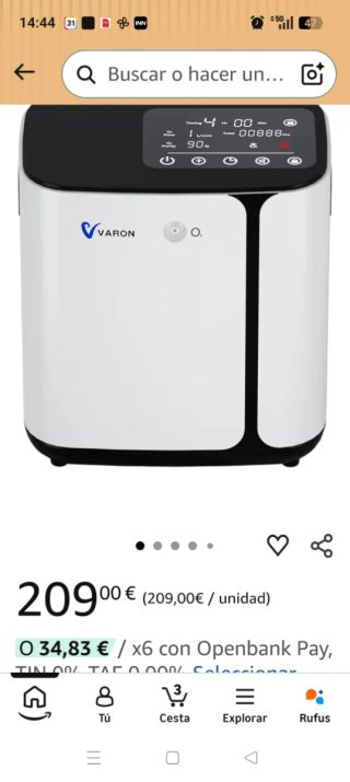 Generador de Oxígeno Portátil