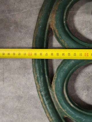 Base sombrilla hierro fundido vintage 60cm