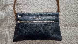 Bolso Desigual Azul y Marrón