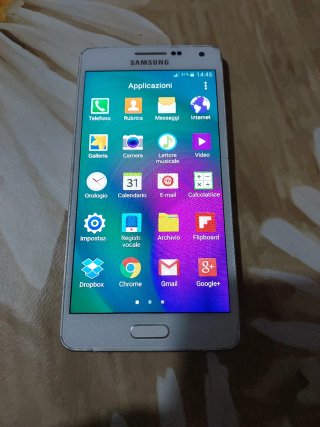 Samsung Galaxy A5 Argento/Bianco