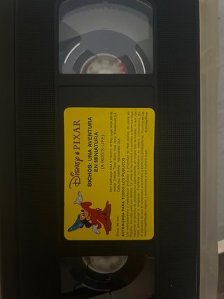 VHS Bichos: Una Aventura en Miniatura Disney Pixar