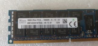 SK hynix (64GB) 4 x 16 DDR3 PC3L-10600R de Segunda mano por 55 EUR