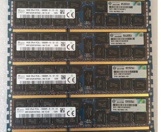 SK hynix (64GB) 4 x 16 DDR3 PC3L-10600R de Segunda mano por 55 EUR