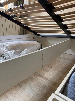 Somier cajonera cama 150x190