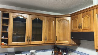 Muebles de cocina, campana y fregadero